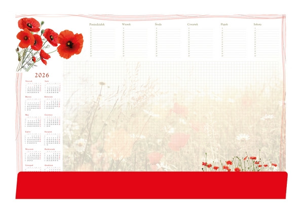 Kalendarz planer z listwą B3 Maki Michalczyk i Prokop